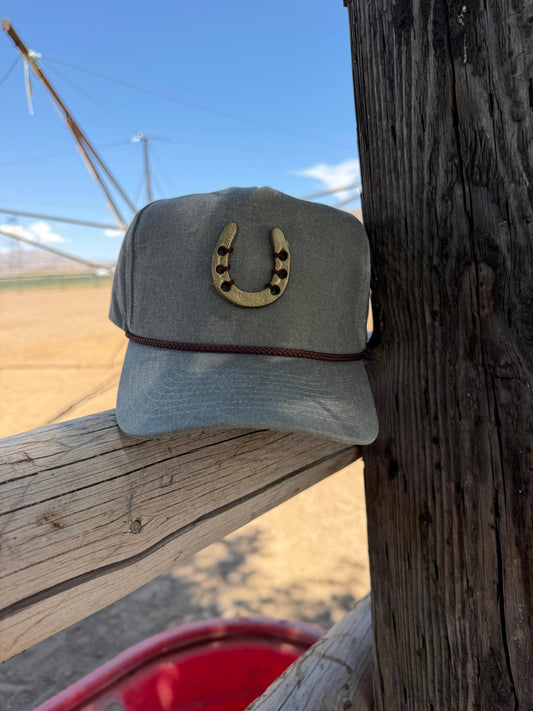 Gold Horseshoe Trucker Hat
