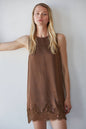 Satin Sleeveless Mini