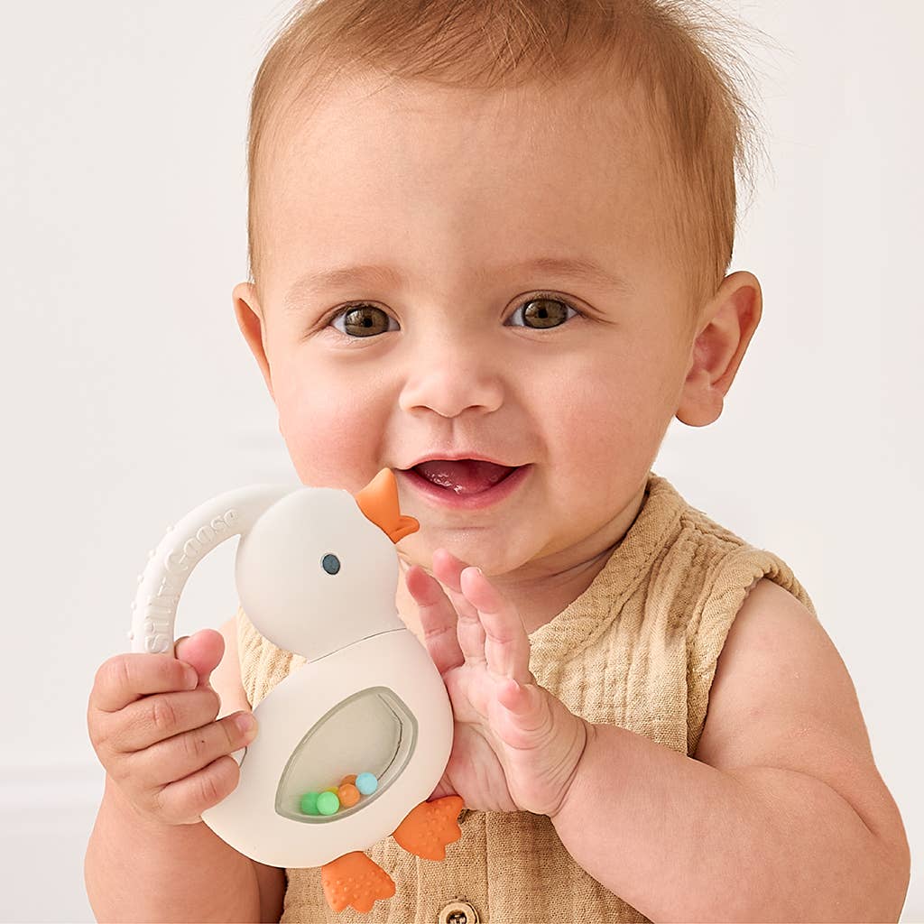 Cherry Silicone Teether with Rattle