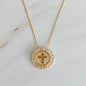 Circle Cross Necklace