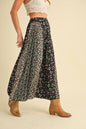 Melanie Floral Skirt Black