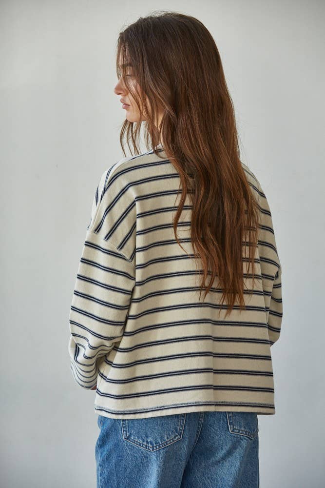 Knit Striped Pullover