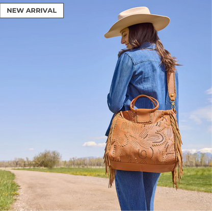 Fringe Large Sheila Warm Honey