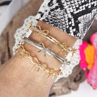 Bow Bangle Bracelet