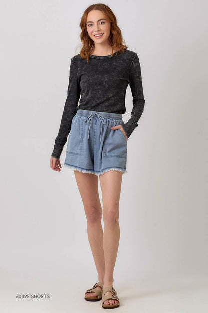 Washed Rib Top