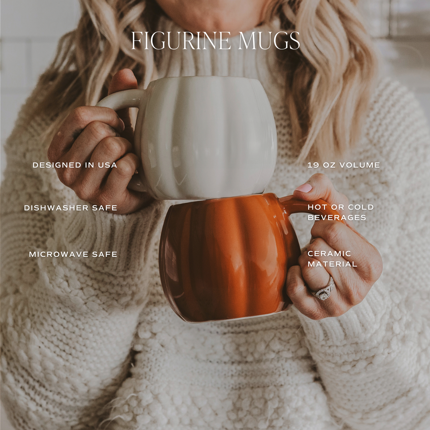 Cream Pumpkin Coffee Mug