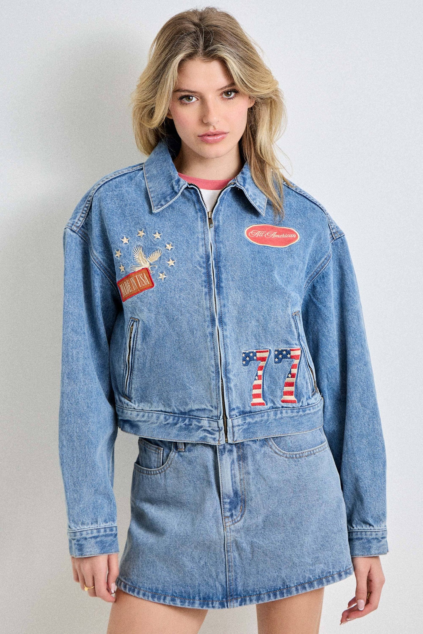 Embroidered Denim Jacket