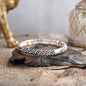 Moonlit Rhythm – Silver Boho Bangles
