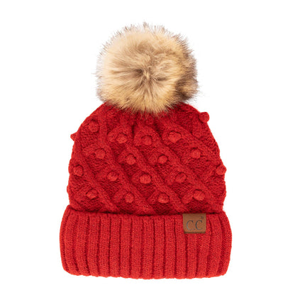 CC Crafted Pom Beanie