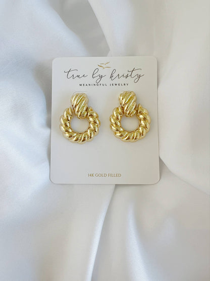 Old City Croissant Earrings