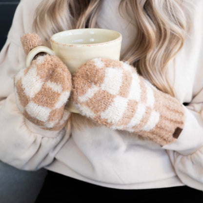 CC Checkered Mittens