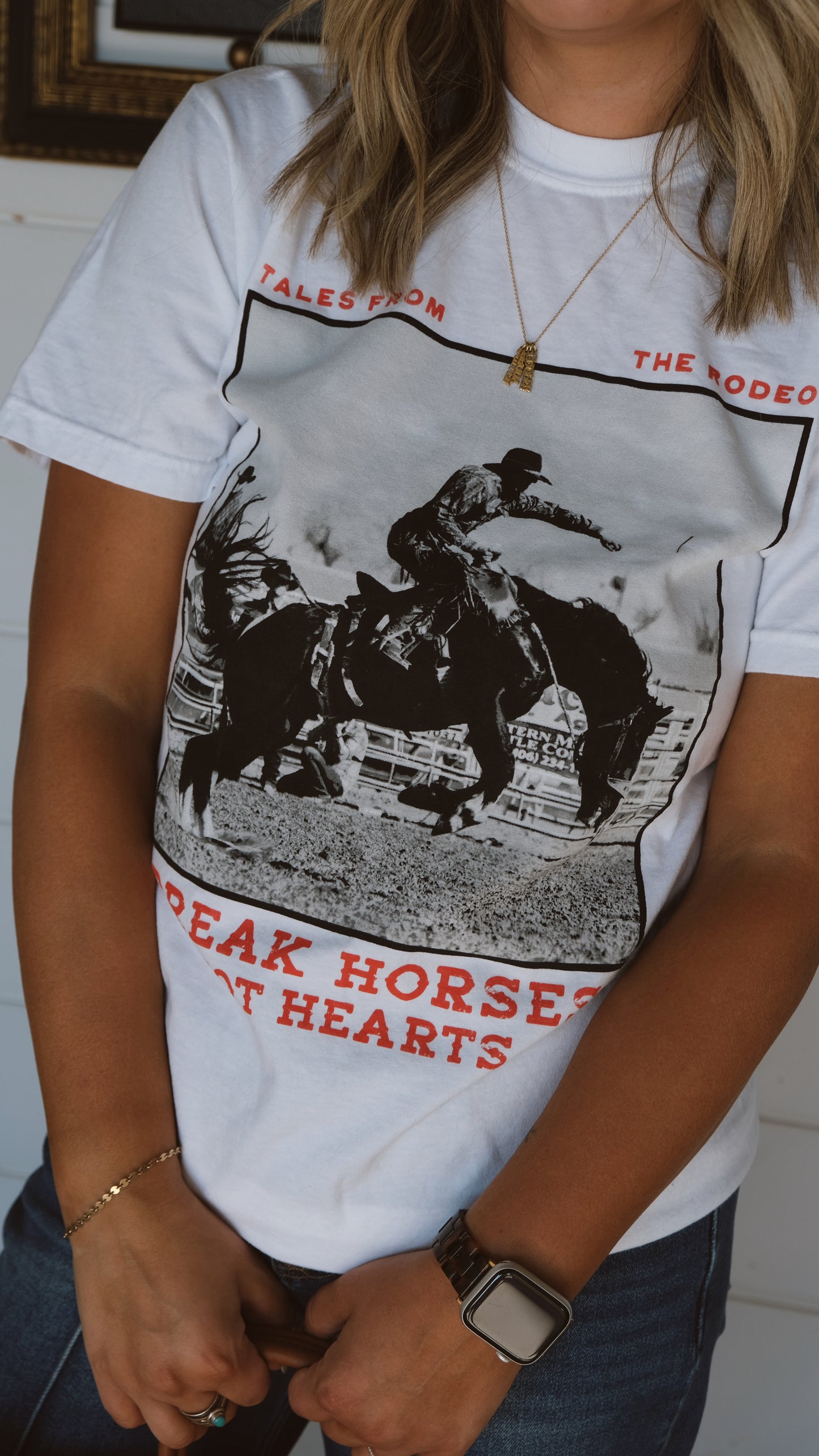 Break Horses Not Hearts Graphic Tee
