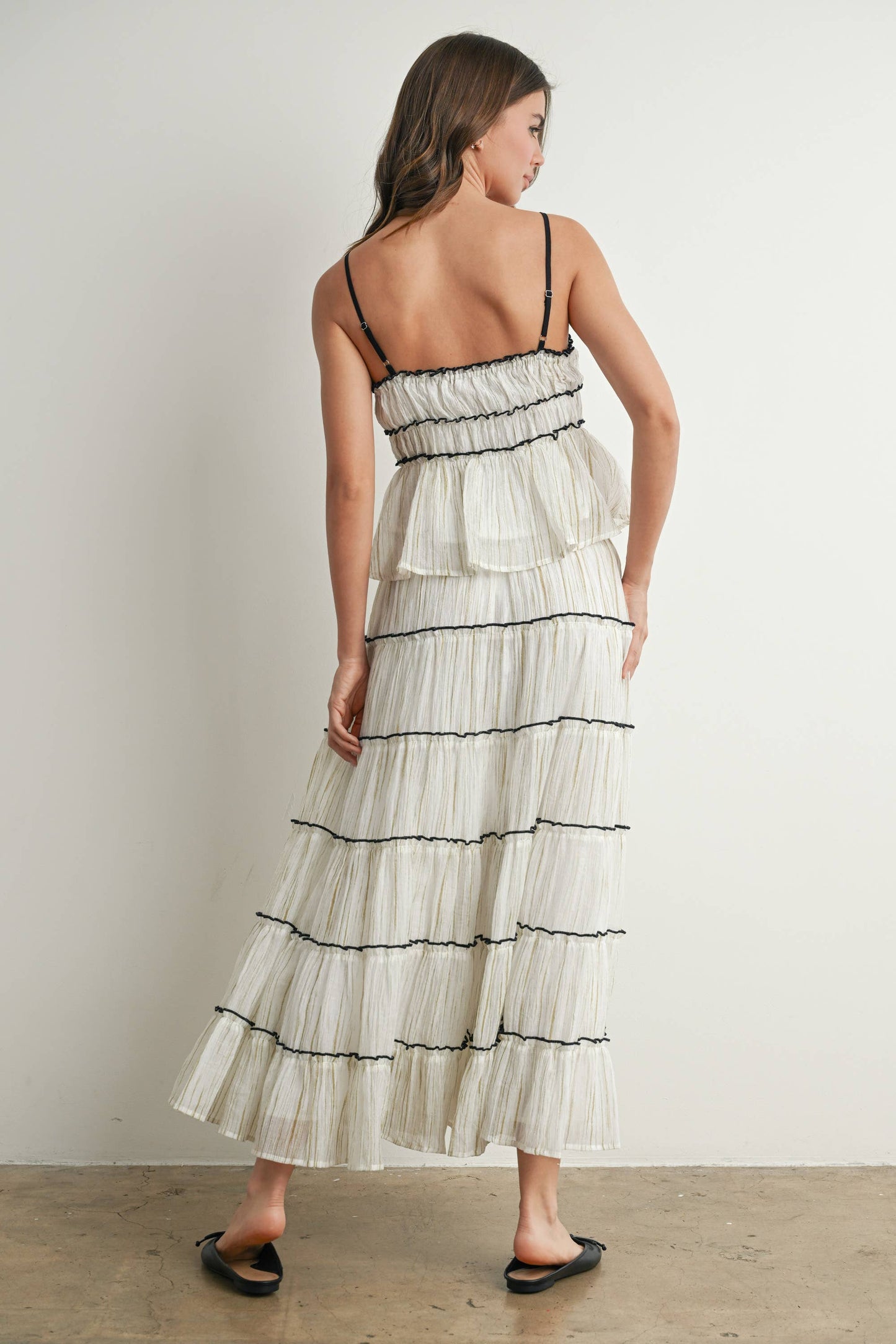 Tiered Ruffled Flowy Top