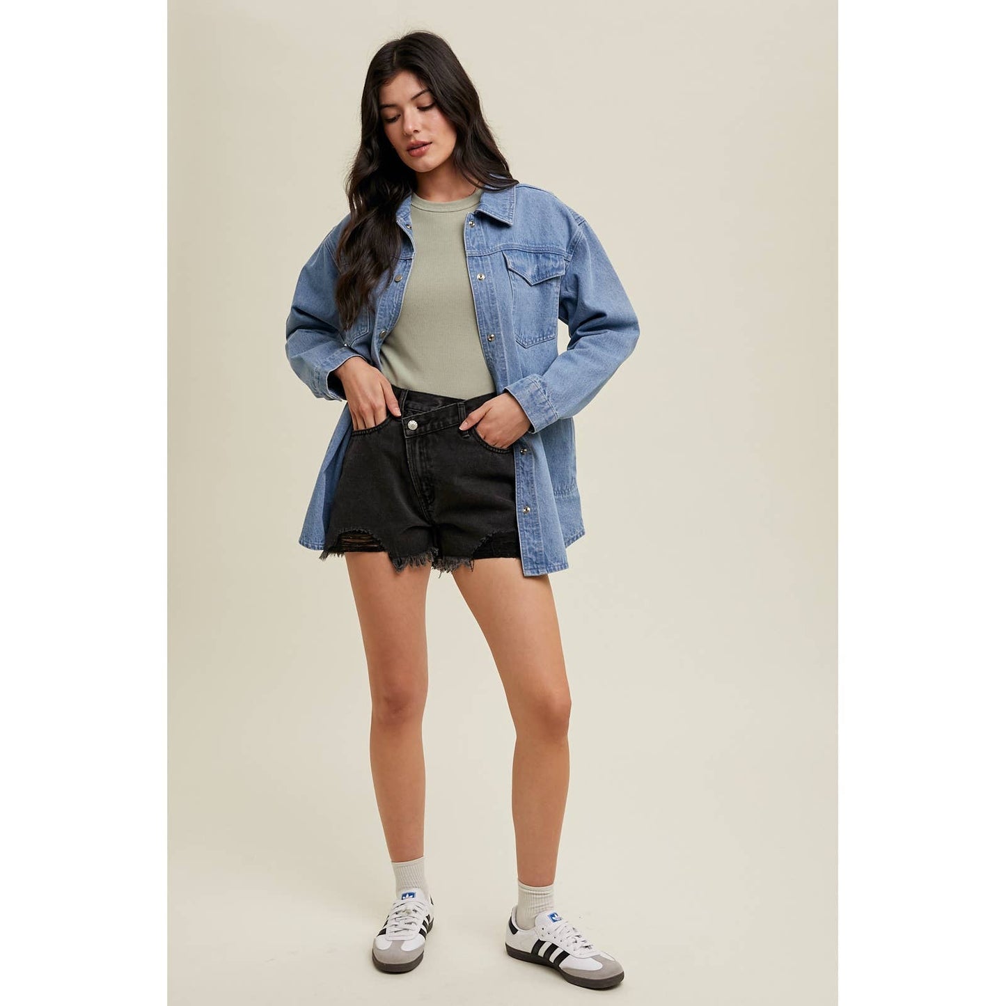 Denim Jacket With Pockets