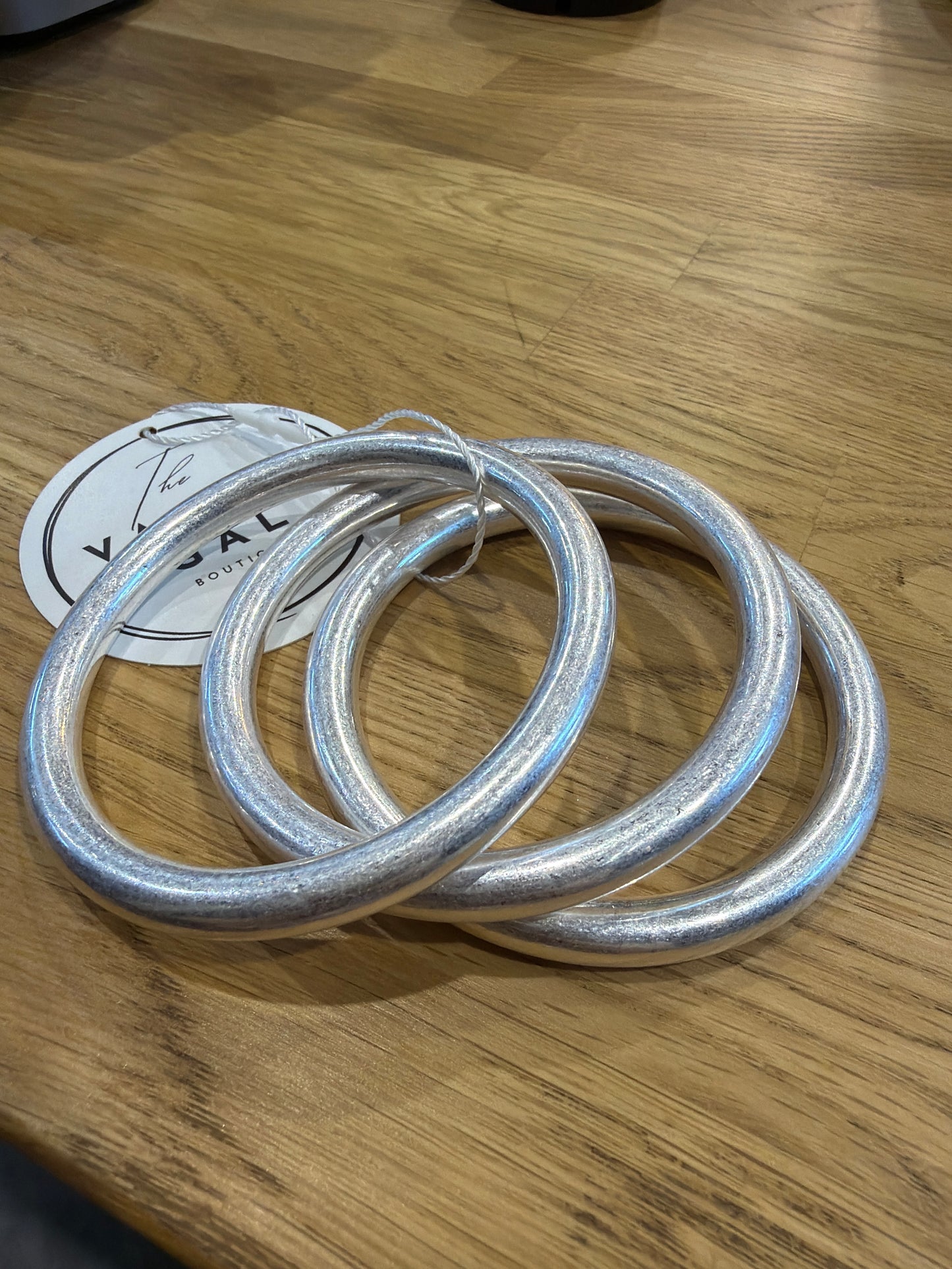Silver Bangle Set
