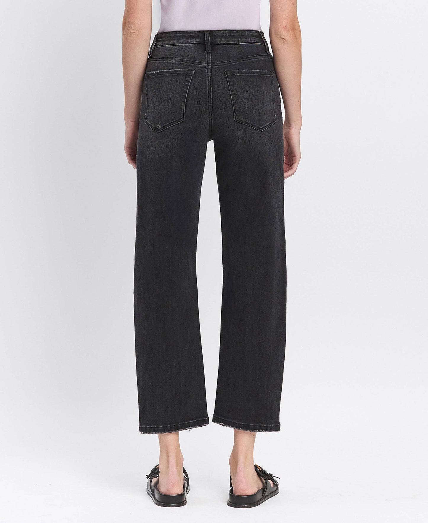 HIGH RISE BARREL JEANS T6568