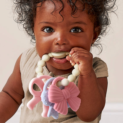 Itzy Trio Bow Teether