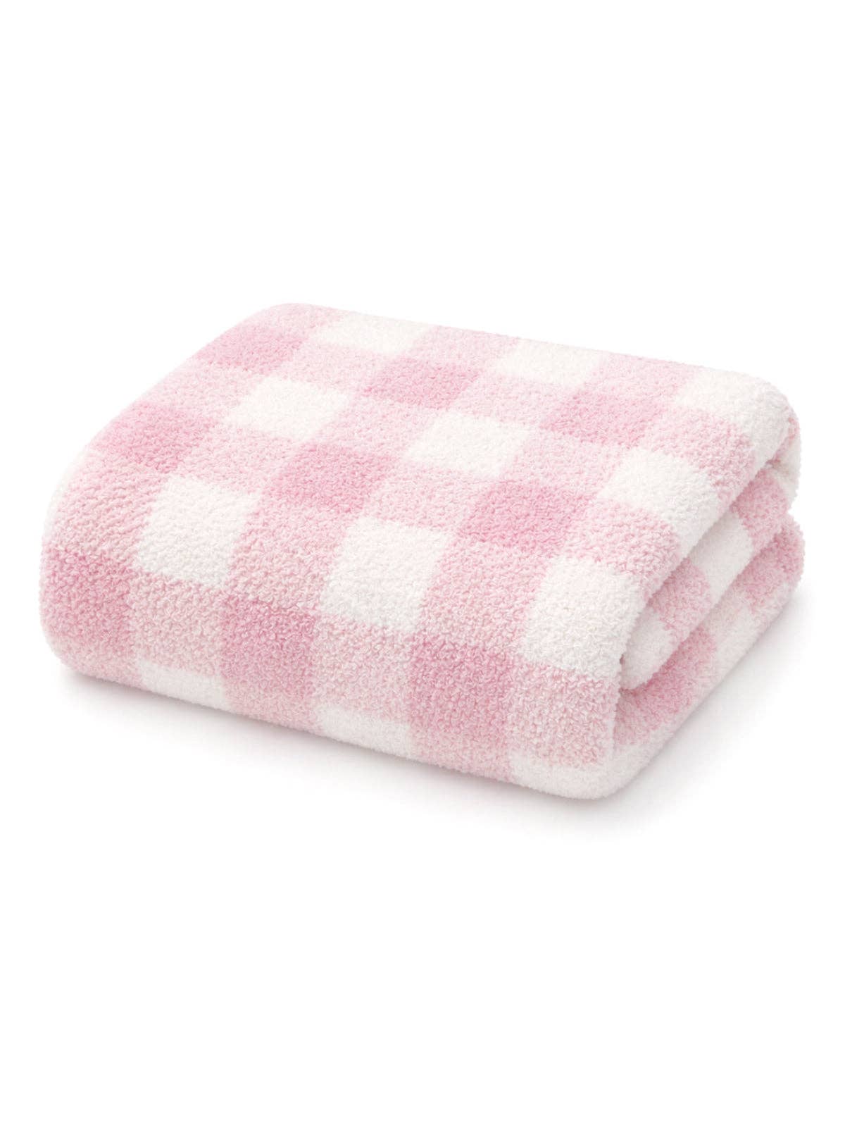 Phufy® Bliss Gingham Blanket Pink