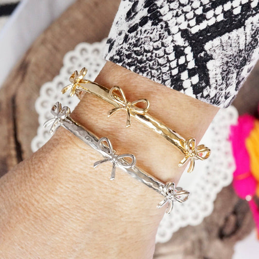 Bow Bangle Bracelet
