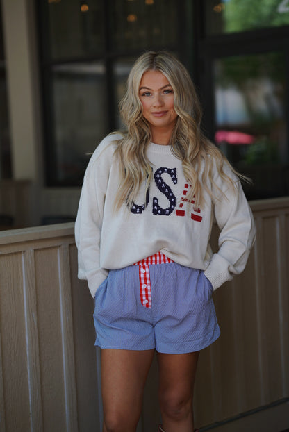 Red White & Blue Boxer Short