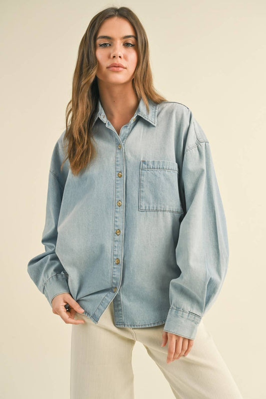 BUTTONDOWN DENIM SHIRT
