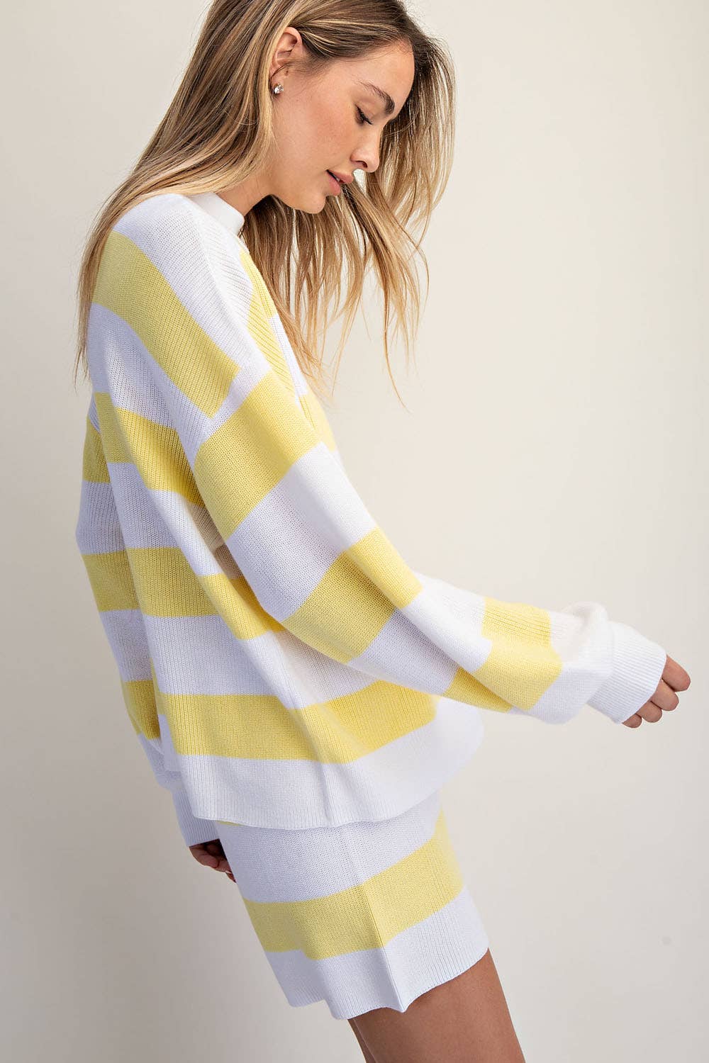 STRIPE SWEATER SET