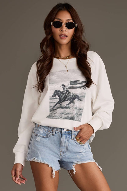 Patriotic Cowboy Sweatshirt