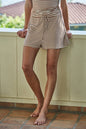 Knit Rayon Striped Shorts (Set Option)