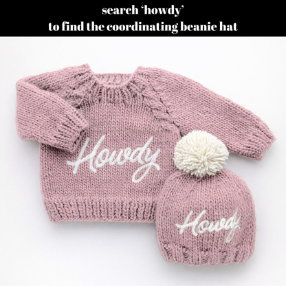 Howdy Sweater Rosy for Baby & Toddler