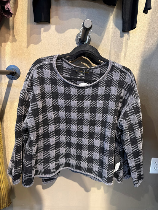 Chenille Check Topper