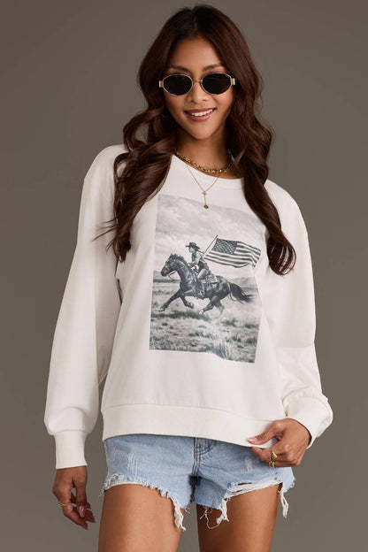Patriotic Cowboy Sweatshirt