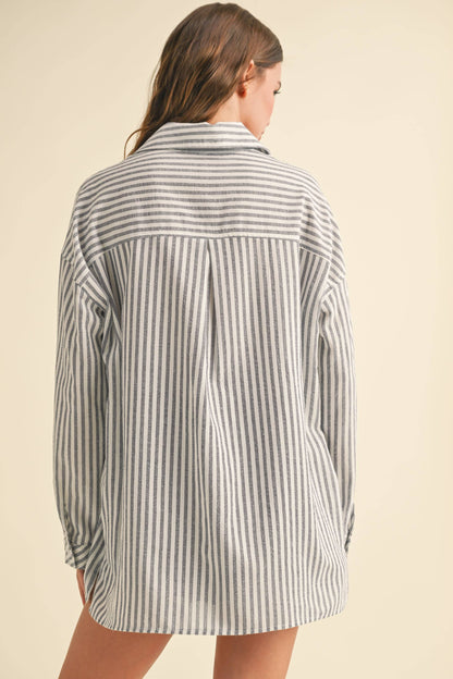 STRIPED BUTTON DOWN