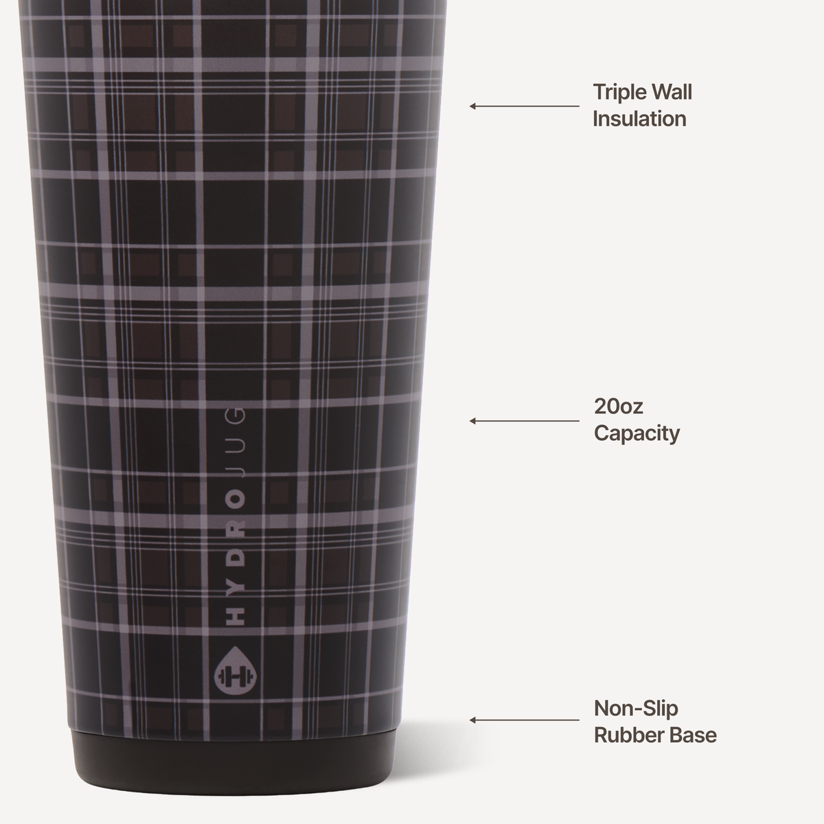 Flannel HydroJug 20 oz Everyday Tumbler