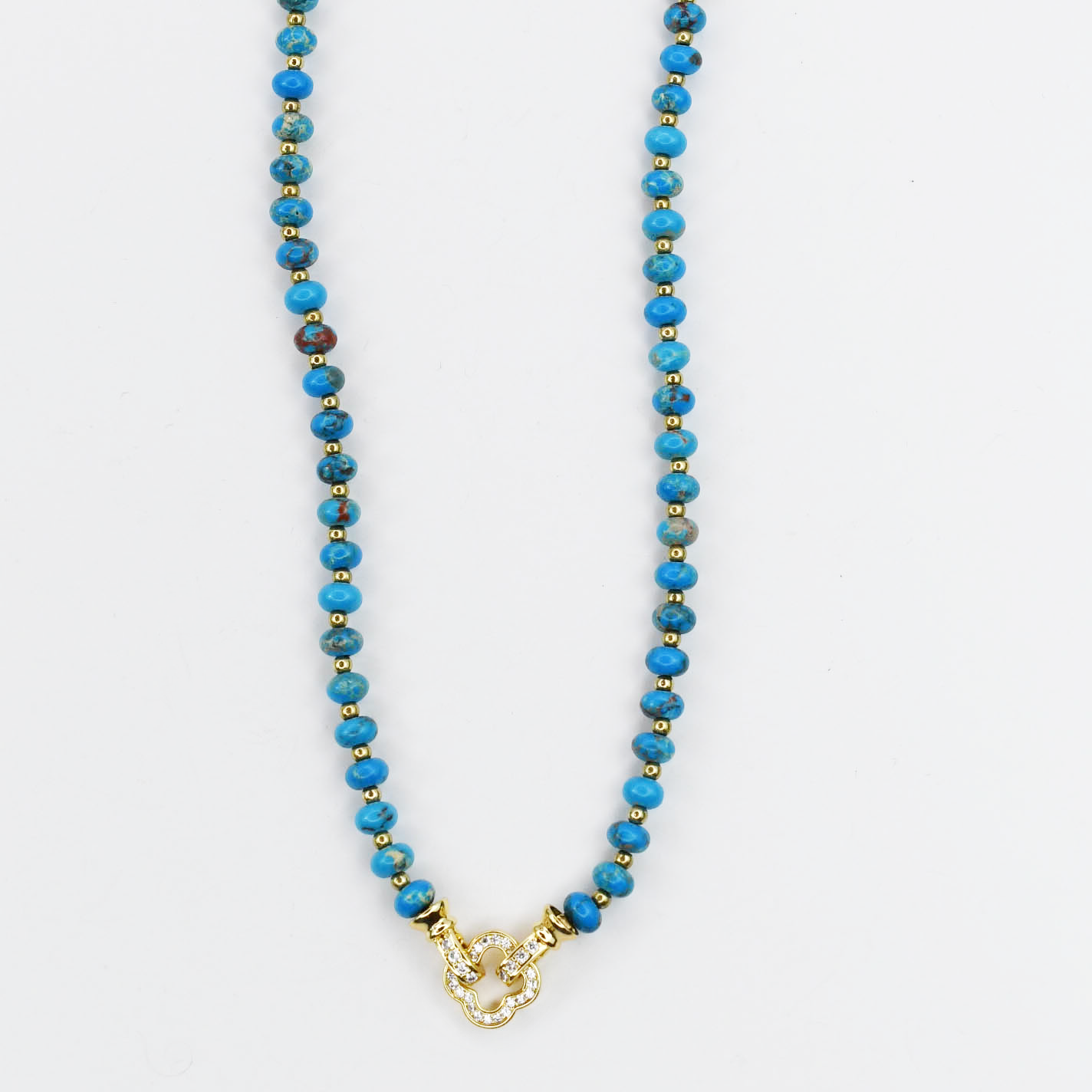 Beaded Gemstone Necklace