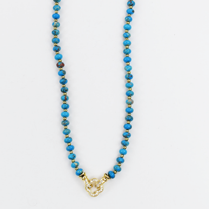 Beaded Gemstone Necklace