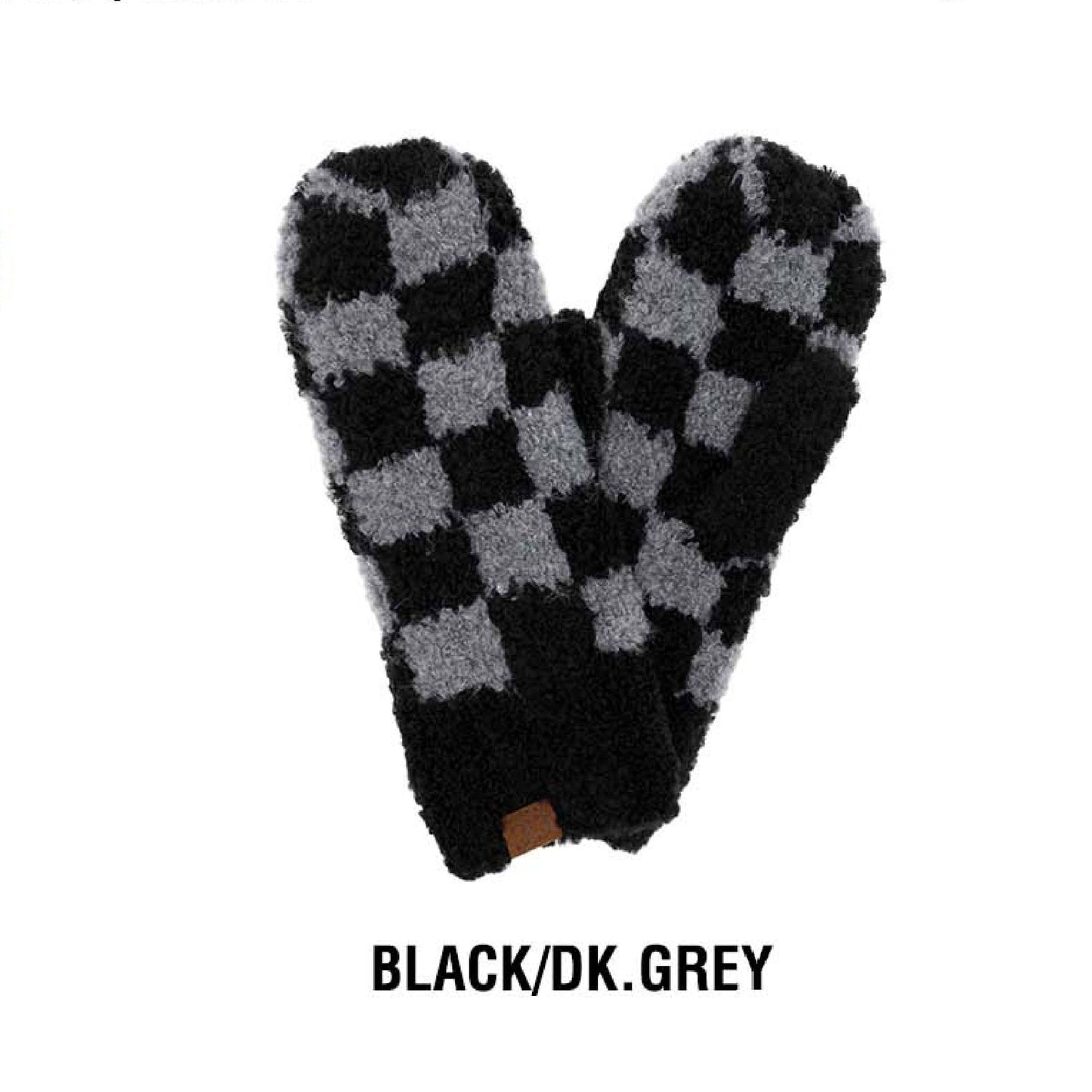 CC Checkered Mittens
