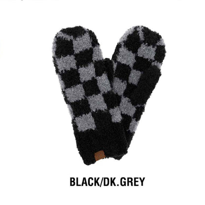 CC Checkered Mittens
