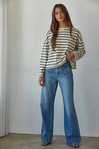 Knit Striped Pullover