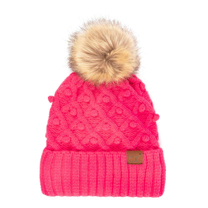 CC Crafted Pom Beanie