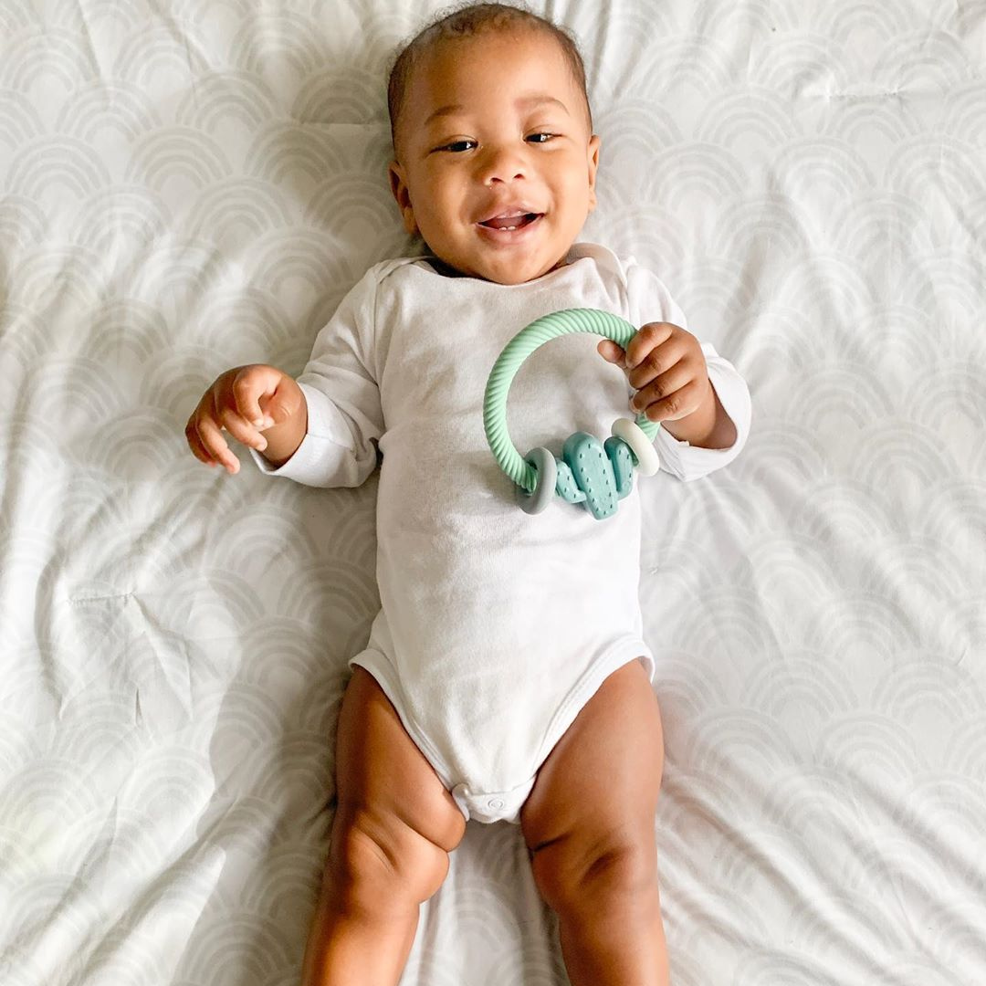 Rattle™ Silicone Teether Rattles Cow