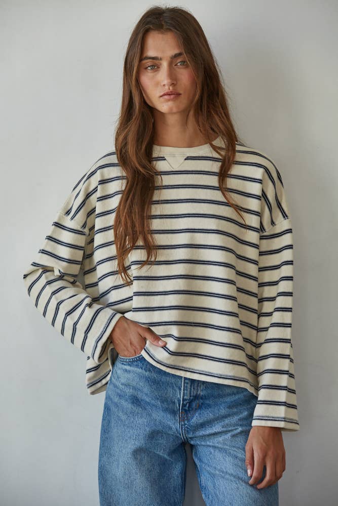 Knit Striped Pullover
