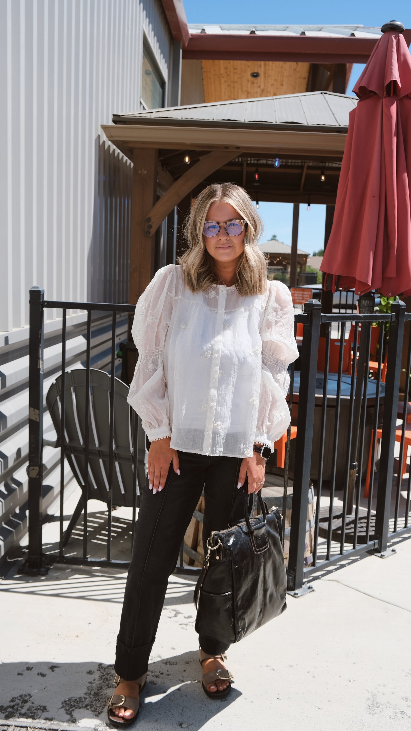 Anna Lisa Cream Blouse