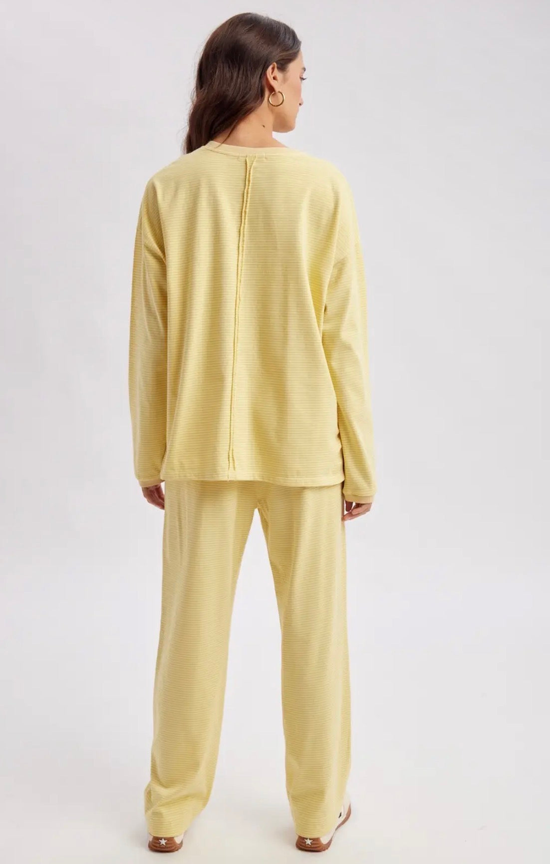 Butter Striped Lounge Set