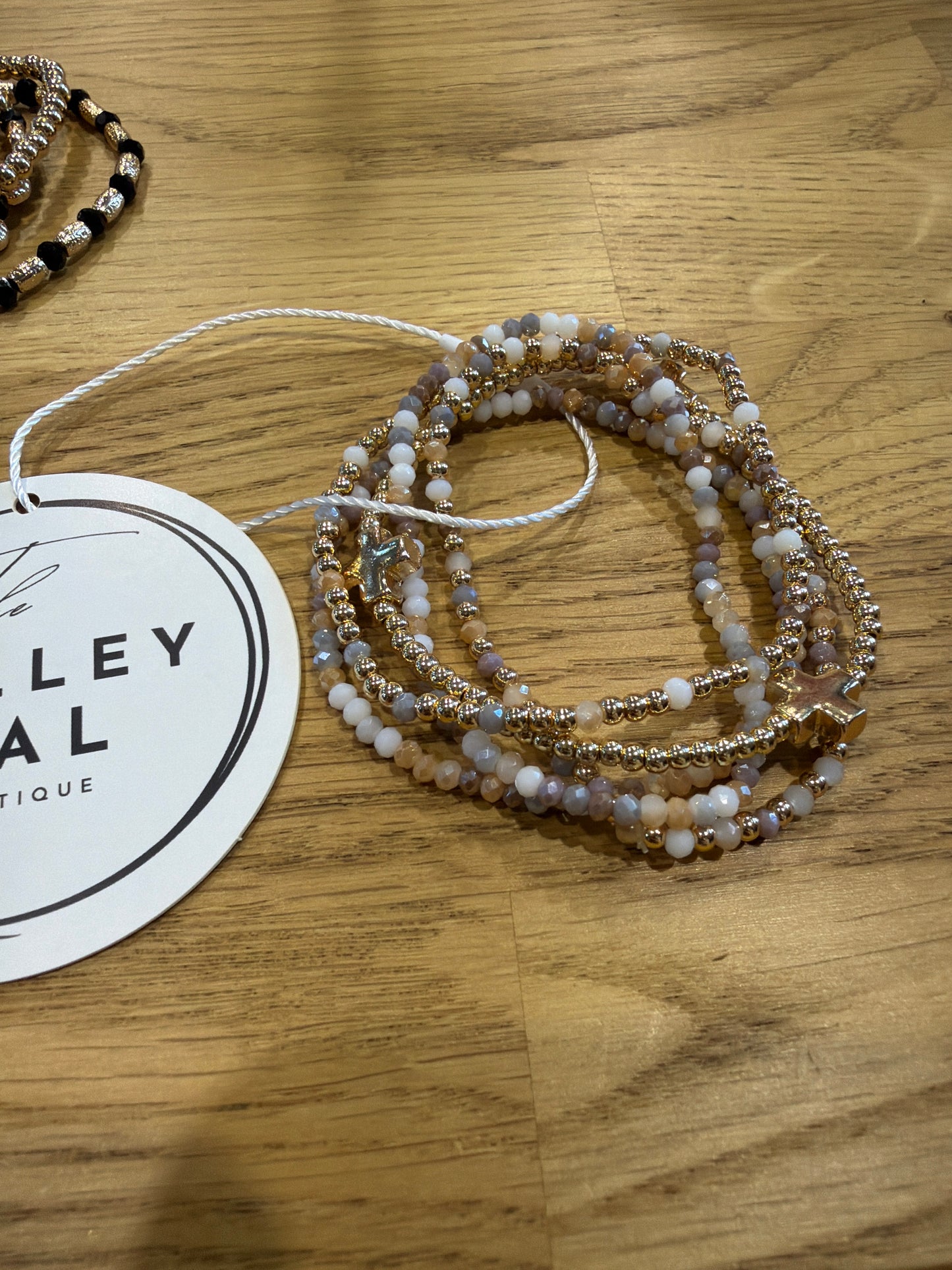 Gold + Purple Bracelet Set