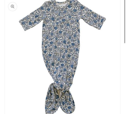 Bluebell Pointelle Bamboo Knot Gown