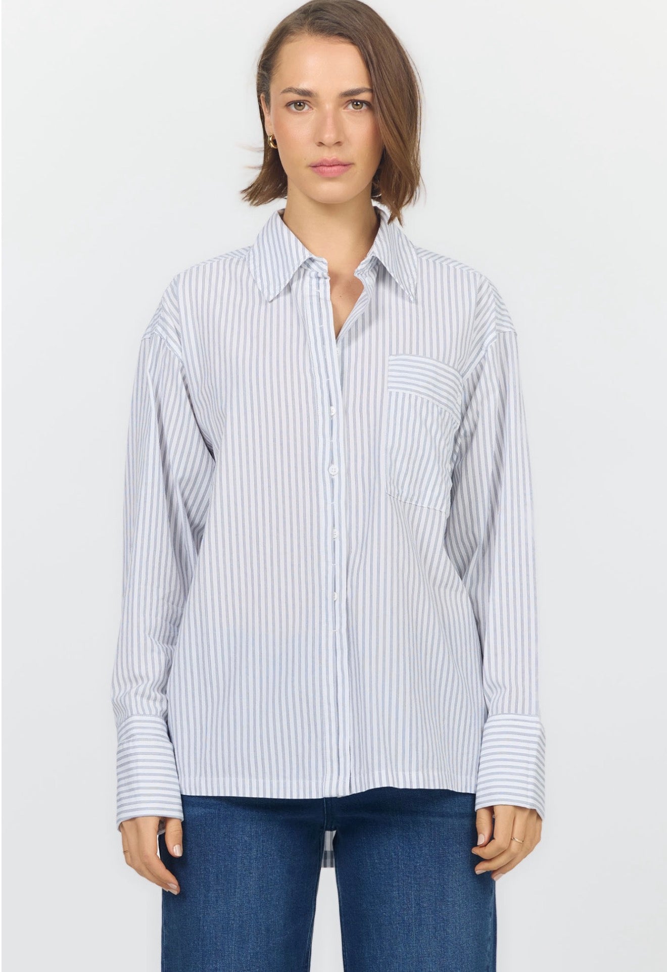 Porter Button Up Striped
