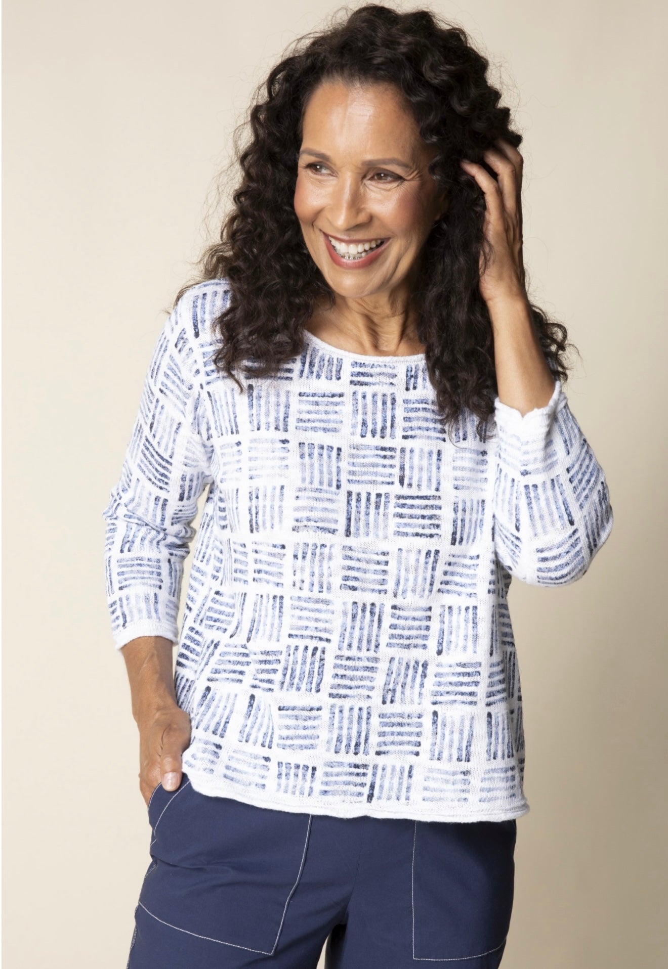 Softly Stamped Pullover