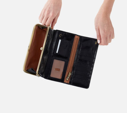 Rachel Continental Wallet Black