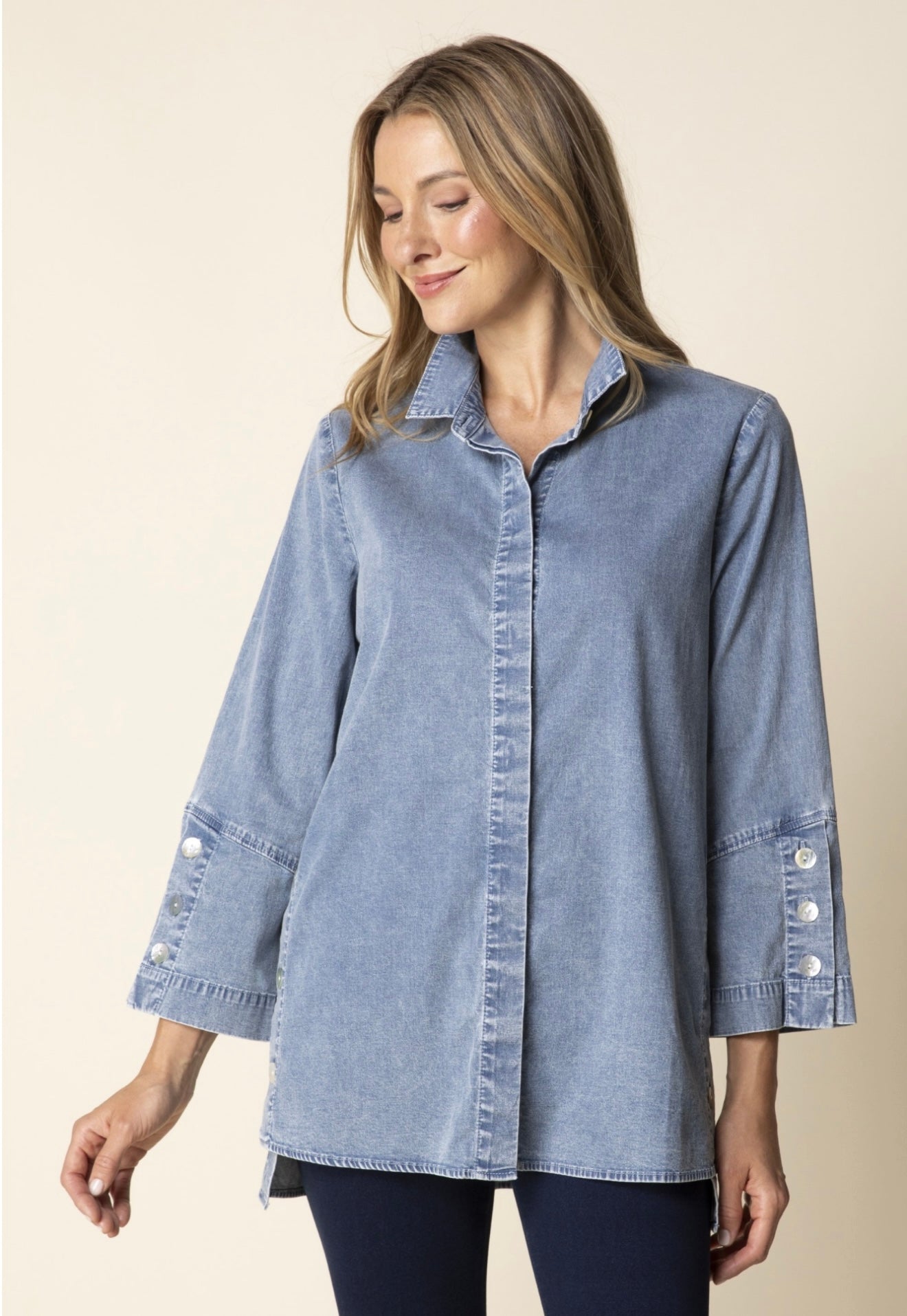 Perfect Travel Shirt Side Button