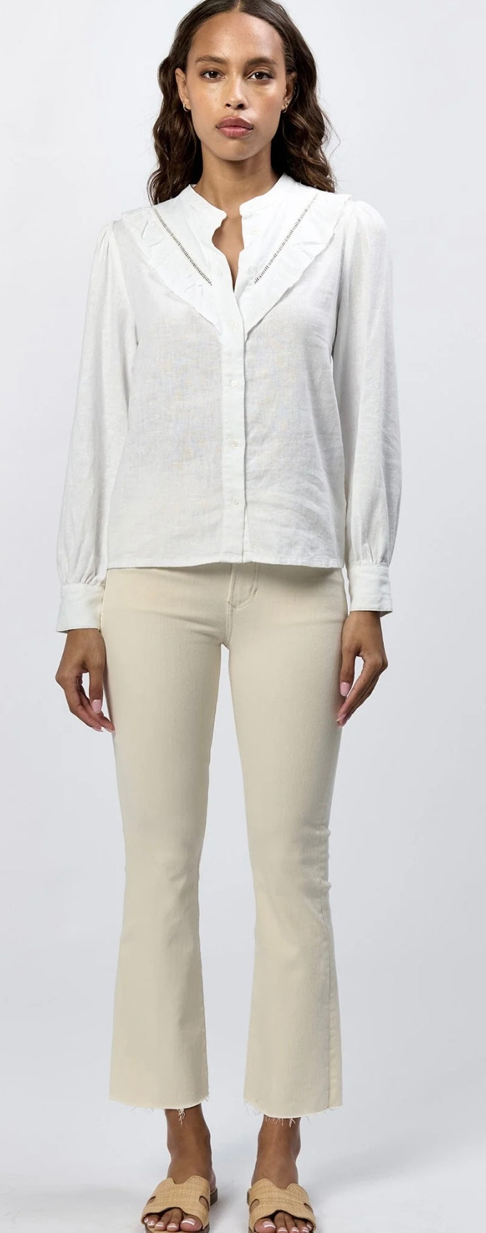 White Lonestar Blouse